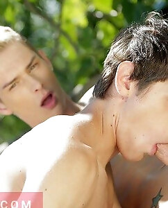 Young blond-boy, Connor gets an ass-load of...